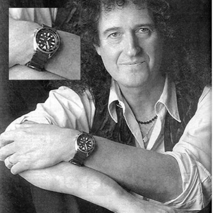 Brian May a jeho Seiko 7548-7010