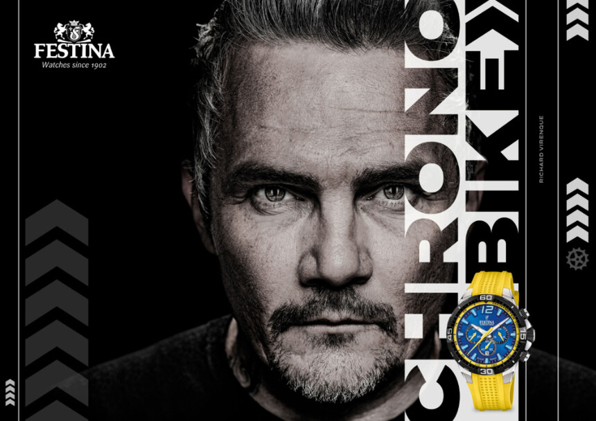 Ambasadorem kolekce Festina Chrono Bike je po mnoho let Richard Virenque