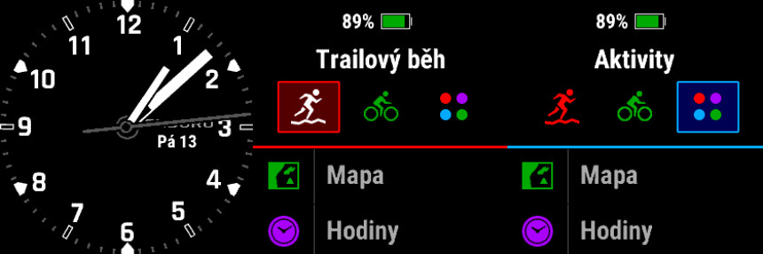 Mně stačí dvě sportovní aktivity a vstup do menu dalších