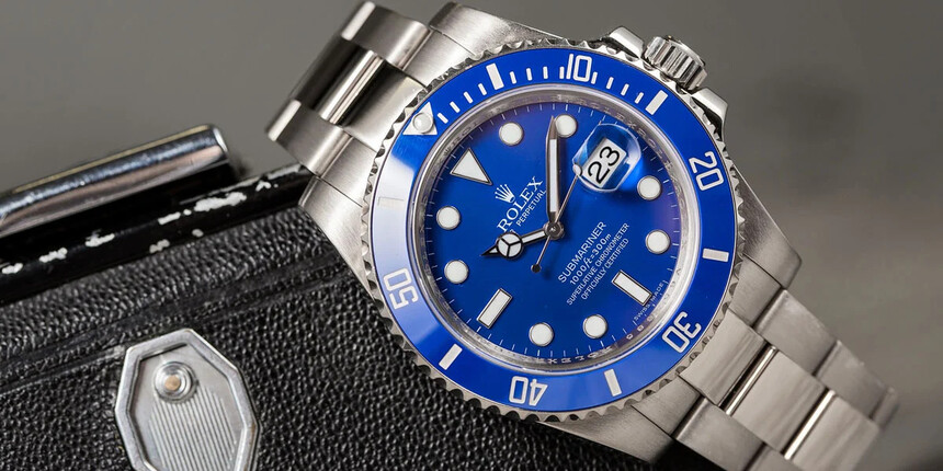 Modrá je dobrá, na hodinkách obzvlášť. Smurf od Rolexu.