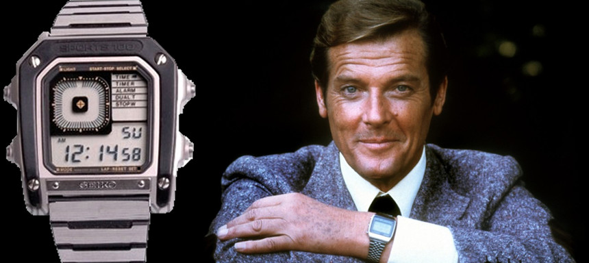 Podobnost se Seiko G-757, které nosil Roger Moor jako Agent 007, je nápadná