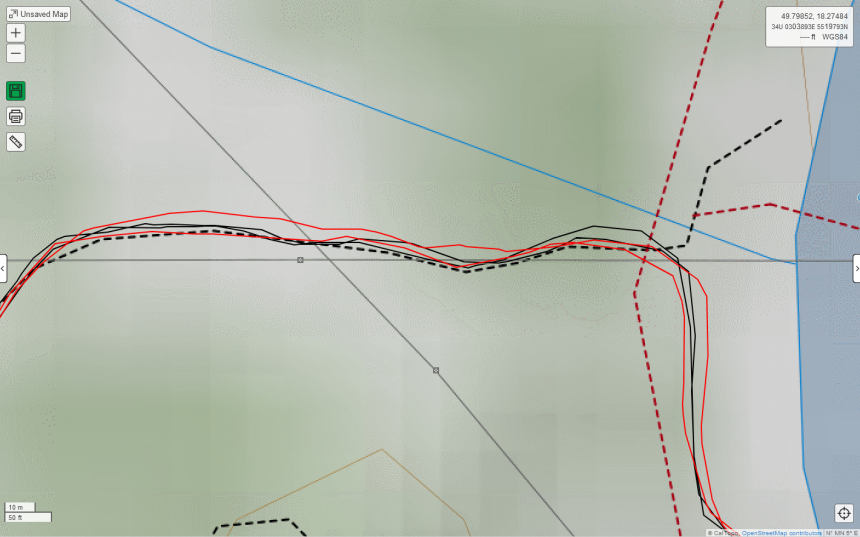 Černá – Enduro 2, červená – Enduro