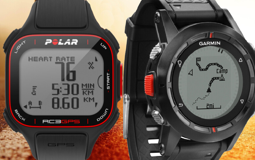 Srovnání Polar RC3 GPS vs. Garmin Fenix