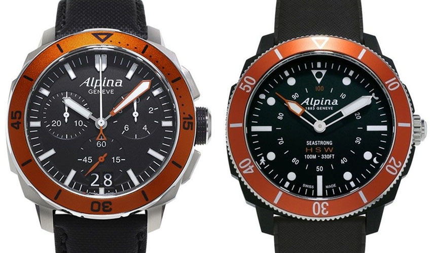 hodinky alpina seastrong mechanické a smartwatch