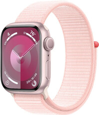 Apple Watch Series 9 GPS 41mm Pink Aluminium Case / Light Pink Sport Loop