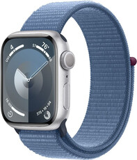 Apple Watch Series 9 GPS 41mm Silver Aluminium Case / Winter Blue Sport Loop