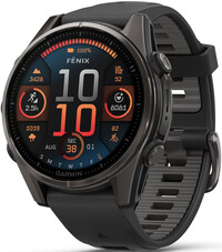 Garmin Fenix 8 AMOLED 43 mm, Sapphire Carbon Gray Titanium Black