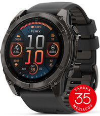 Garmin Fenix 8 AMOLED 51 mm, Sapphire Carbon Gray Titanium Black