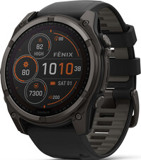 Garmin Fenix 8 SOLAR 51 mm, Sapphire Carbon Gray Titanium Black