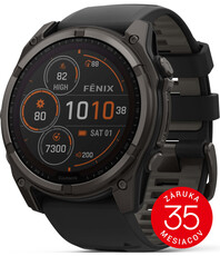 Garmin Fenix 8 SOLAR 51 mm, Sapphire Carbon Gray Titanium Black