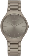 Rado True Thinline Les Couleurs Le Corbusier Grey Brown Natural Umber Quartz R27098682 Limited Editon 999pcs