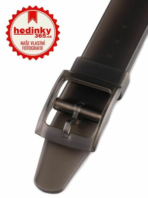 Dámský plastový kouřový matný řemínek k hodinkám SWATCH-BLACK-MATT