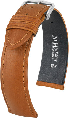 Svetlo hnedý kožený remienok Hirsch Camelgrain Pro Skin L 01009010-2