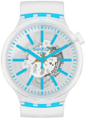 Swatch Big Bold Blueinjelly SO27E105