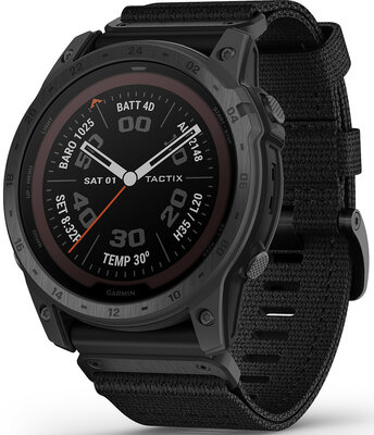 Garmin Tactix 7 Ballistics Edition Black Nylon Band (+ náhradný remienok)