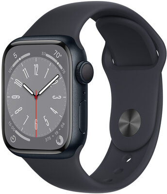Apple Watch Series 8 GPS 45mm Midnight Aluminium Case / Midnight Sport Band - Regular