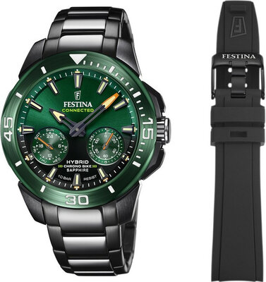 Festina Chrono Bike 2022 20646/1 Hybrid Connected + Náhradné Silikónový Remienok