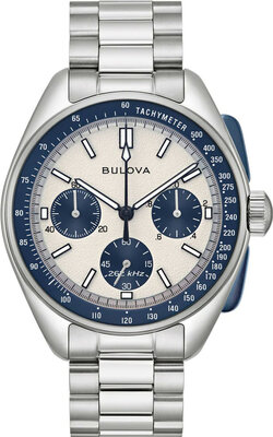 Bulova Lunar Pilot Quartz Chronograph 98K112 (+ náhradný kožený remienok)