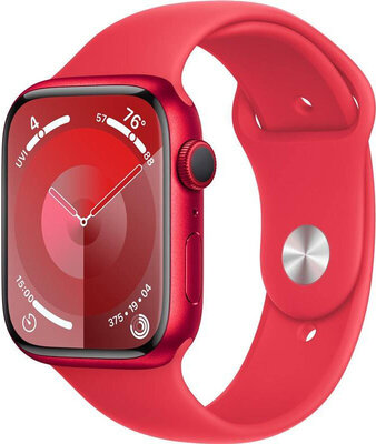 Apple Watch Series 9 GPS + Cellular 41mm (PRODUCT) RED Aluminium Case / (PRODUCT) RED Sport Band - S/M