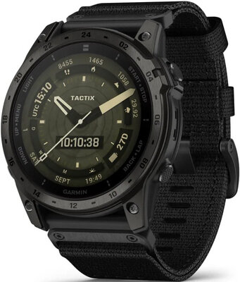 (SK) Garmin Tactix 7 Sapphire AMOLED Black Nylon Band (+ náhradní řemínek)