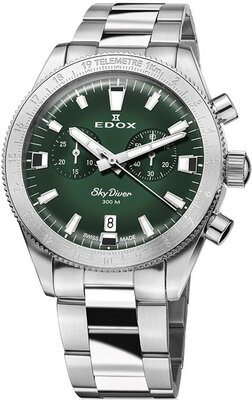 Edox SkyDiver Chronograph Quartz 10116-3-vidn Limited Edition 1000ks ( + náhradný remienok )