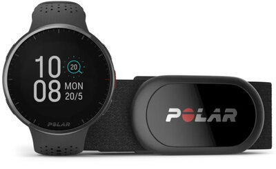 Polar Pacer Pro + Polar H10 čierno-šedá