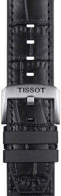 Čierny kožený remienok Tissot T852.046.761