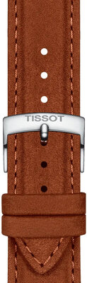 Hnedý kožený remienok Tissot T852.048.229