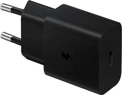 Nabíjačka s USB-C portom (15W) bez kábla, čierna