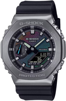 Casio G-Shock Original GM-2100BRW-1AER Metal Covered Rainbow Brick Wall Series